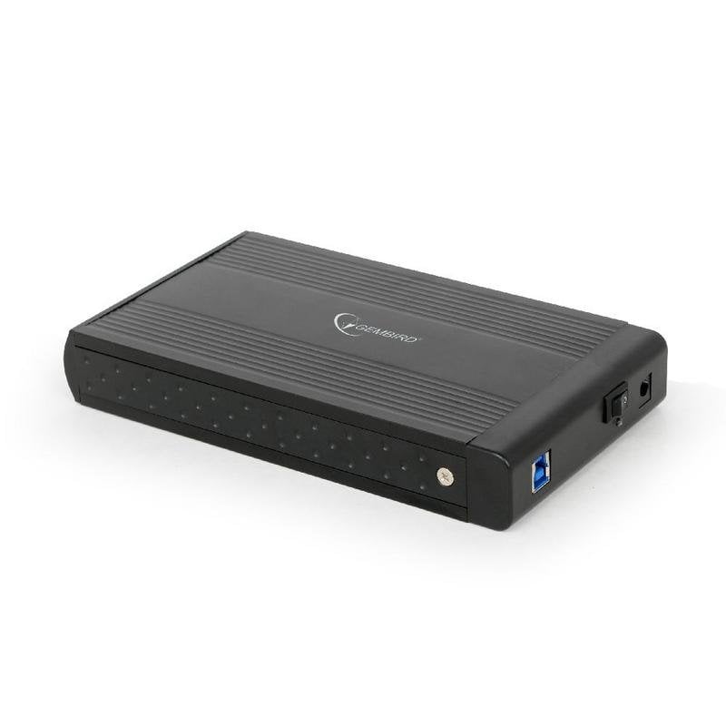 Gembird Caja PC Gembird EE3-U3S-3 3.5'' Aluminium Black USB 3.2 Gen 1