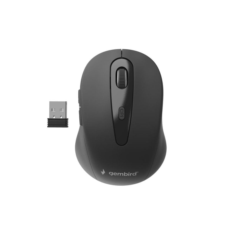Gembird Souris Gembird optique sans fil 1600 DPI 6 boutons navigation rapide