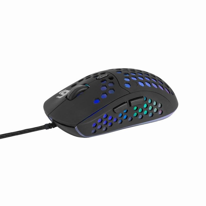 Gembird Ratón Gembird MUSG-RAGNAR-RX400 USB 10000 DPI Black LED RGB Ambidextre 6 Boutons