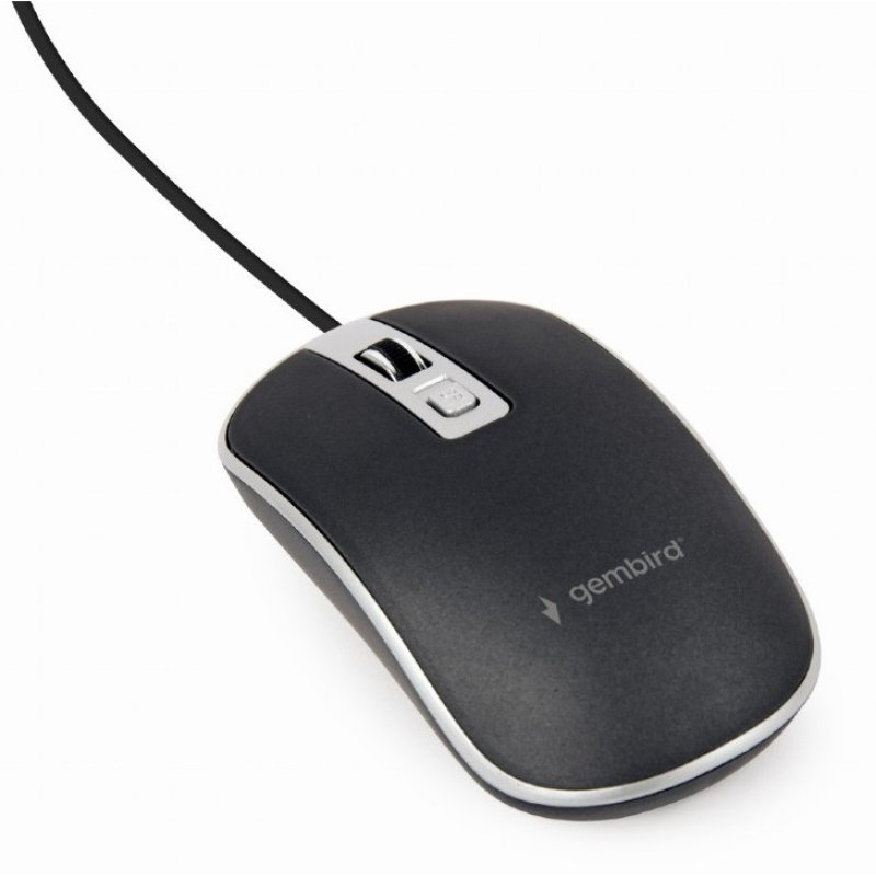 Gembird Raton Gembird Souris Optique Filaire Usb Black Silver
