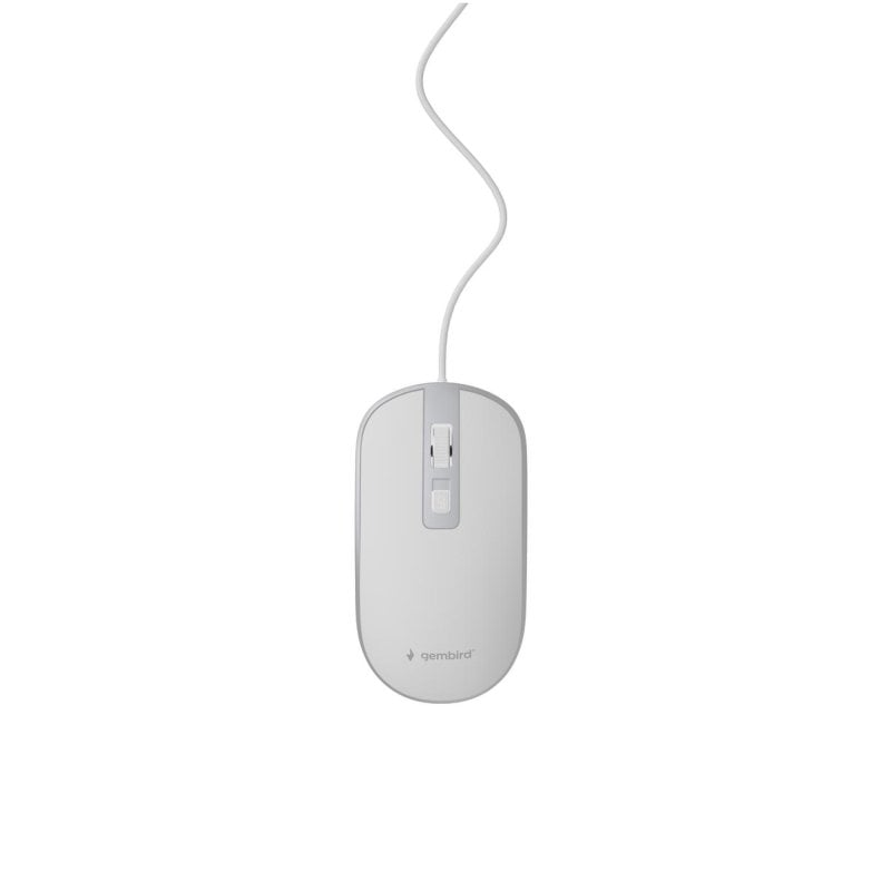 Gembird Souris Gembird MUS-4B-06-WS USB optique ambidextre 1200 DPI