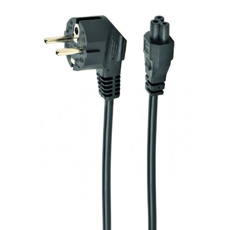 Gembird Câble de transmission Gembird PC-186-ML12-0.5M 0,5 m CEE 7 7 C5 angle Black