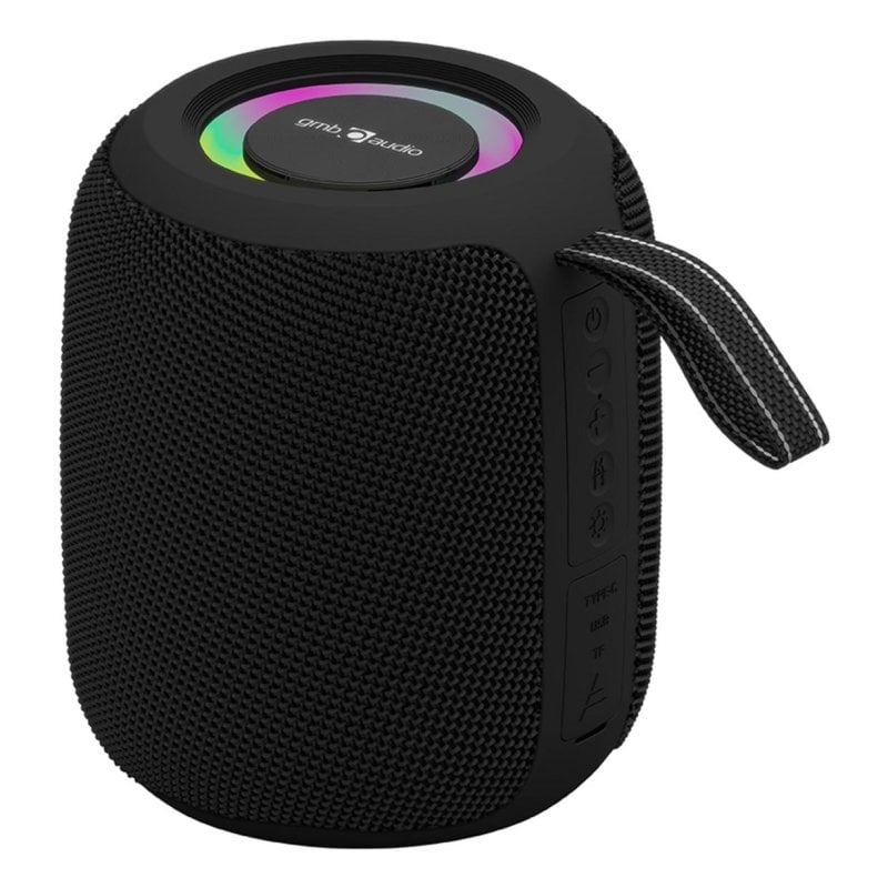 Gembird Altavoces Gembird Portables Inalámbricos BT 8W con Efecto Luz LED RGB