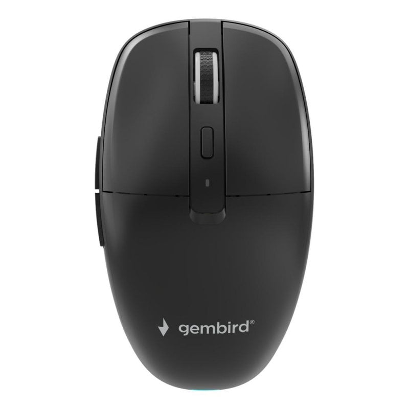 Gembird Ratón Gembird MUSW2-6B-01 RF Bluetooth 1600 DPI Black 6 Boutons