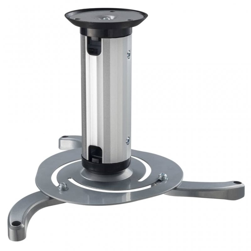 newstar Soporte de Techo Ajustable para Proyector hasta 15Kg Plata Negro