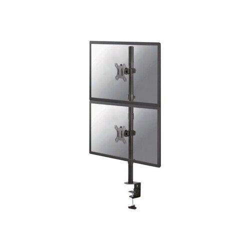 Support de bureau - NewStar - FPMA-D550DVBLACK - Pour 2 ecrans LCD - Black - 10-32