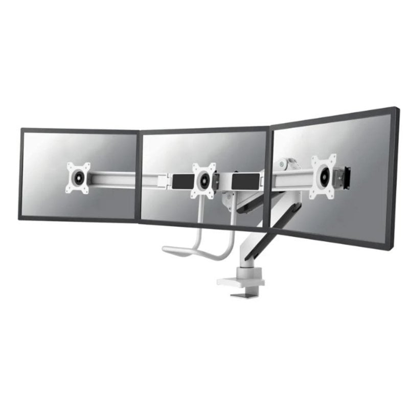 neomounts Soporte para monitor Neomounts NM-D775DX3WHITE Blanco 3 monitores 17 a 27 pulgadas