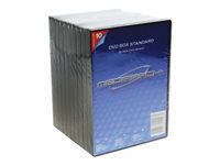 MCAD Boitier dvd std Black 1 dvd pack 10