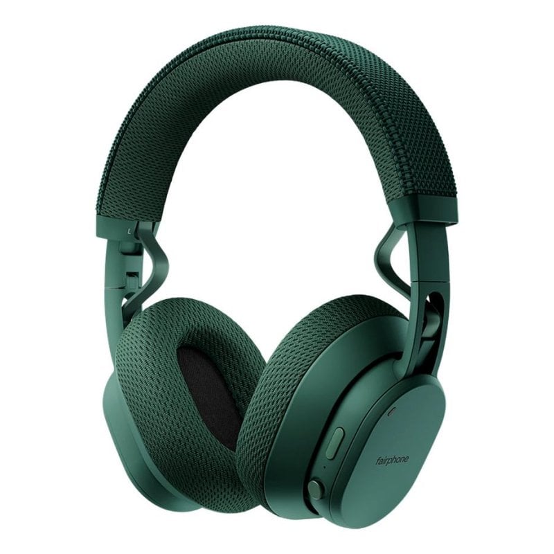 fairphone Auriculaires Fairphone Fairbuds XL sans fil Bluetooth avec réduction active du bruit, micro et IP54, Green