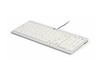 Bakker elkhuizen Bakker Elkhuizen UltraBoard 960 V2 - clavier compact - AZERTY - Francais - Grey fonce, Grey clair Peripherique d'entree