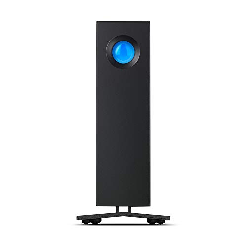 LaCie 24Tod2 Professional | USB-C (STHA24000800) | HDD bureau professionnel pour flux créatifs, jusqu'à 290Mo s. Essai Adobe CC. Garantie 5 ans Rescue