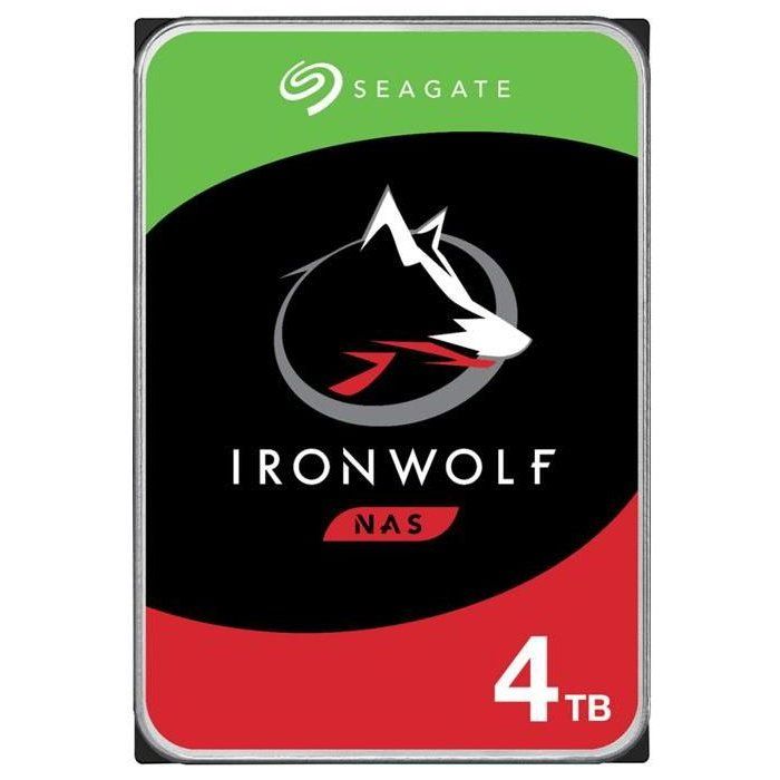 Disque dur interne - SEAGATE - Ironwolf - 4 To - Format 35 - 5200 Tours min - ST4000VNA06