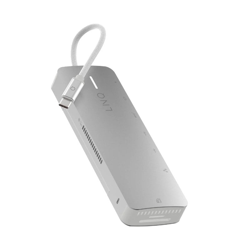 linq Hub USB-C Linq 9 en 1 Pro Studio SSD NVMe M.2 HDMI 4K USB-C PD 140 W Ethernet 2,5 Gbit s