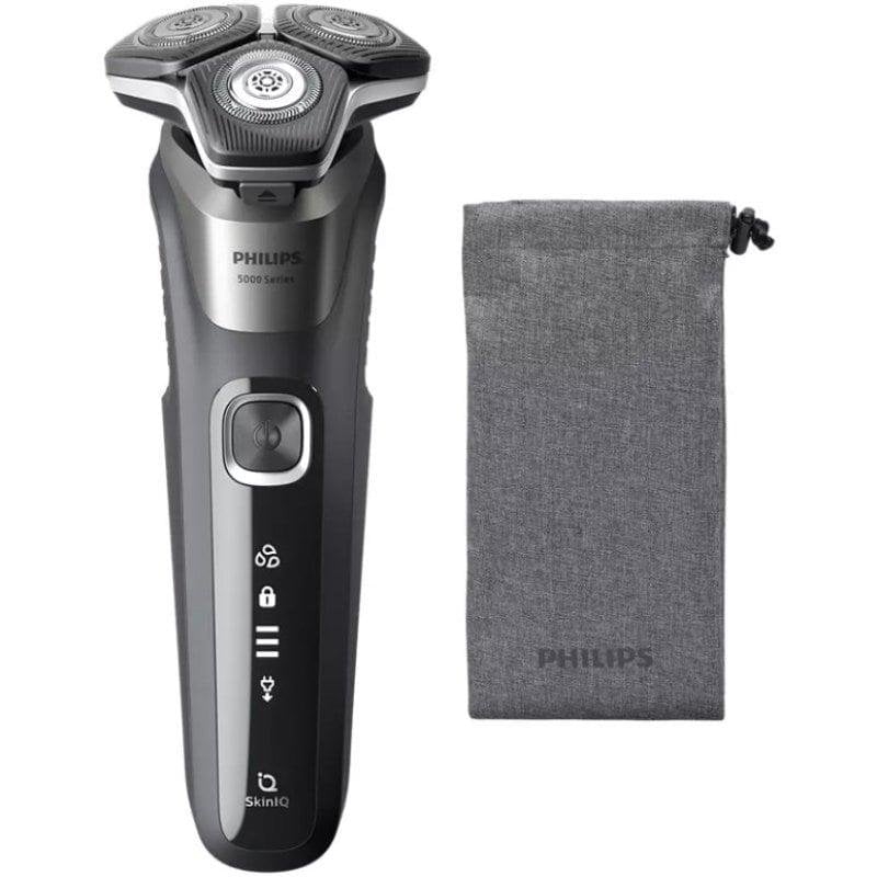 Philips Rasoir Visage Philips Series 5000 S5887 10 Sans Fil 60min Sec et Mouillé 3 Têtes