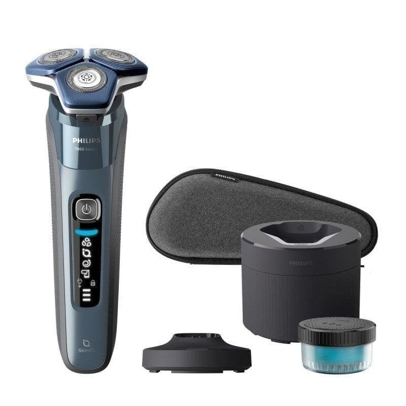 Philips Rasoir Visage Philips Shaver Series 7000 S7882 55 Sans Fil 60min Sec et Humide 3 Lames