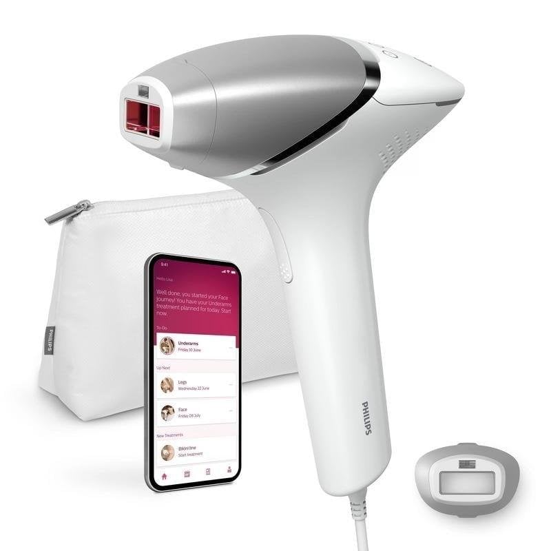 Philips Épilateur Lumière Pulsée Philips Lumea IPL Serie 8000 Prestige 5 Paramètres SenseIQ