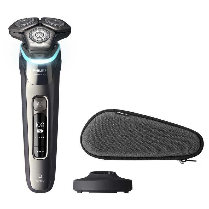 Philips Rasoir Visage Philips Shaver Series 9000 S9974 35 Sans Fil 60min Sec et Mouillé 3 Lames Charge Rapide