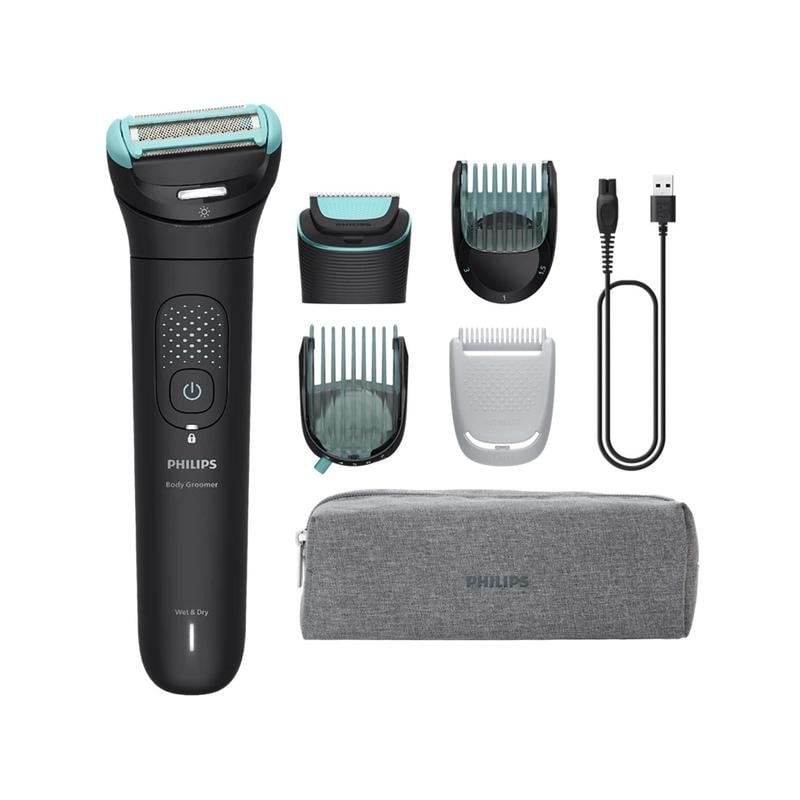 Philips Tondeuse Corps Philips BG7470 15 Sans Fil 120min Sec et Mouillé 7 Réglages Tête Flexible Charge Rapide