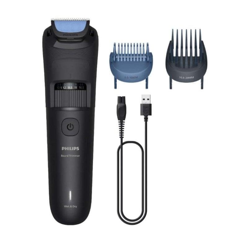 Philips Tondeuse Barbe Philips Beard Trimmer 3000 Series BT3620 15 Sans Fil 70min Sec et Mouillé 40 Réglages Sabots