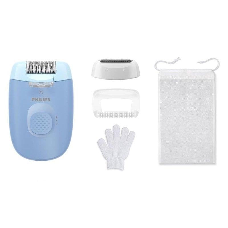 Philips Épilateur Électrique Philips Series 4000 BRE247 00 Filaire Lumière Précision