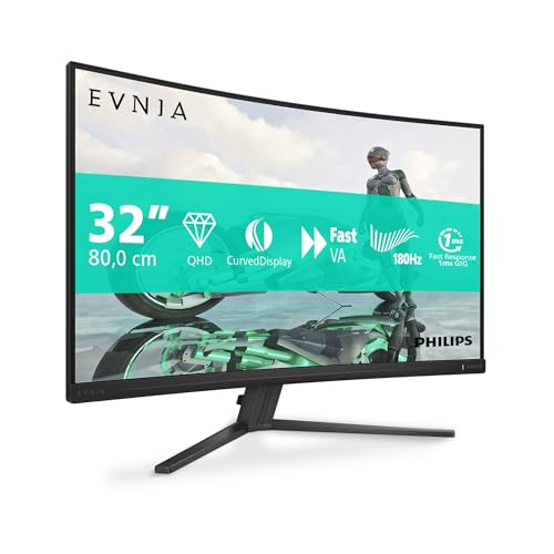 Moniteur PC Philips 32M2C3500L 32 QHD Fast VA incurvee 05ms 180Hz
