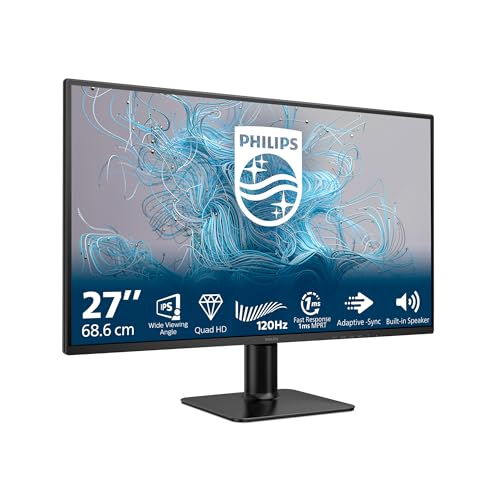 Philips Moniteur Philips 27E2N2500 00 27'' Quad HD 2560x1440 120Hz IPS Technologie Flicker Free