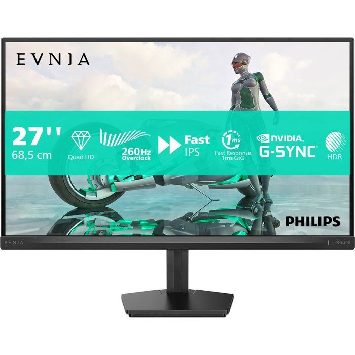Ecran PC Gamer PHILIPS 27 QHD 260Hz OC 240Hz natif Dalle Fast IPS 05ms 27M2N3500PF 00
