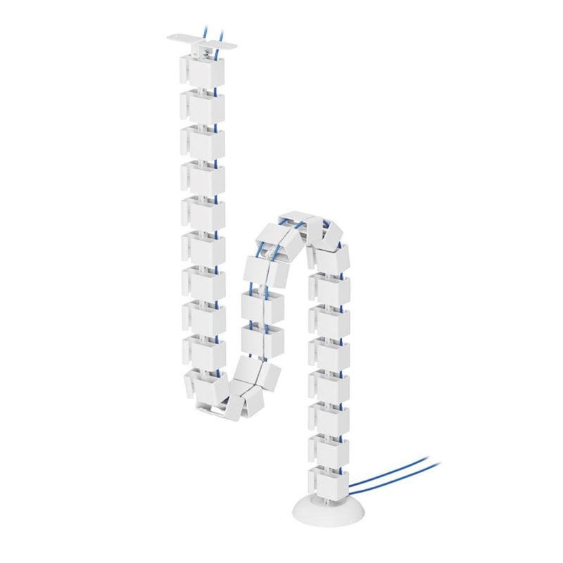 neomounts Organisateur de câbles Neomounts ADS06-130WH White segments flexibles universel