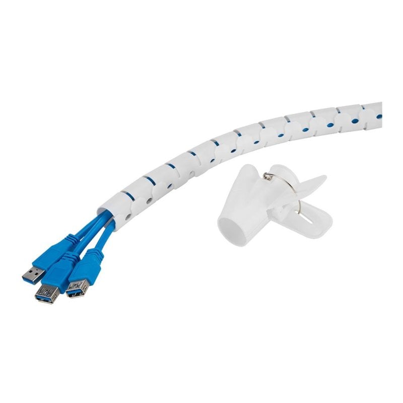 neomounts Organisateur de câbles Neomounts ADS06-142WH White 2000 mm pour 1-5 câbles