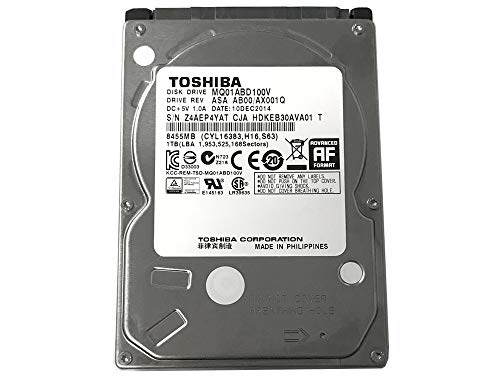 Disque dur interne Toshiba 1 To 5400 tr min 8 Mo de mémoire cache SATA 3,0 Gb s 6,35 cm PS3 PS4 - Garantie de 3 ans