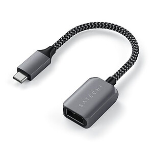 SATECHI Adaptateur USB C 3 0 vers USB A 3 0 M F Grey