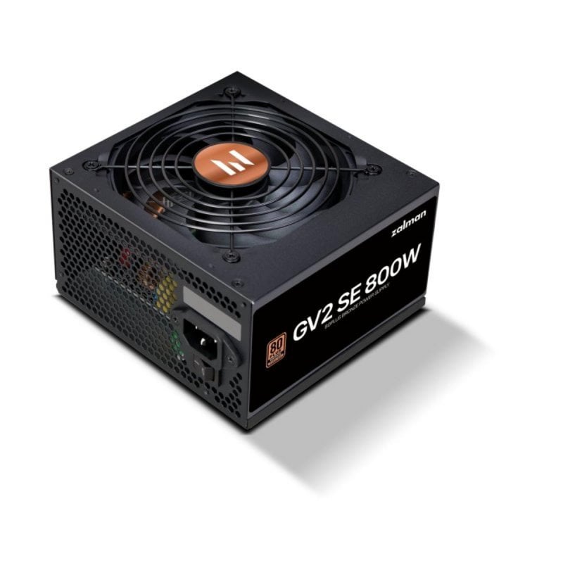 Zalman Bloc d'Alimentation Zalman 800W 80 PLUS Bronze GV2SE Ventilateur 12 cm ATX PFC Actif