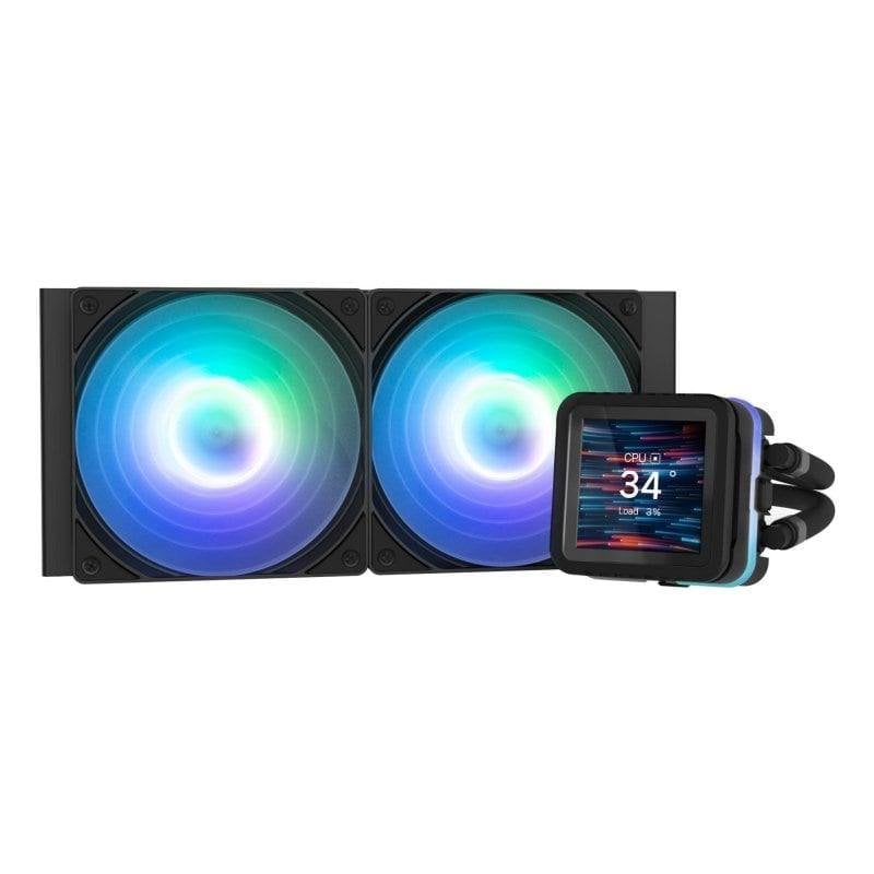 Zalman Refrigeración Líquida Zalman ALPHA2 DS A24 BLACK 240mm 2 Ventiladores LED