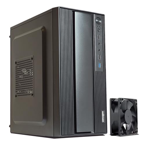 Zalman Boîtier PC Compact T6 Mini M-ATX, Micro-ATX Mini-ITX DTX SFF SFX HTPC Petit châssis d'ordinateur, USB 3.0, Mini Tour de Travail Peu encombrante