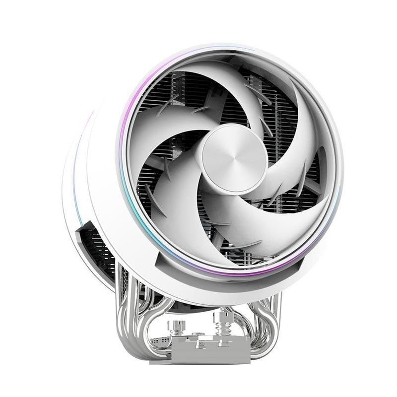 Zalman Refrigeration Air Zalman Socket AM4 AM5 LGA1200 1700 1851 120mm ZET5 ARGB White