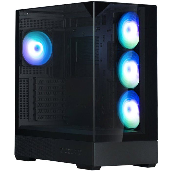 Boitier sans - ZALMAN P40 Prism Plus - Moyen tour - Format ATX - Black