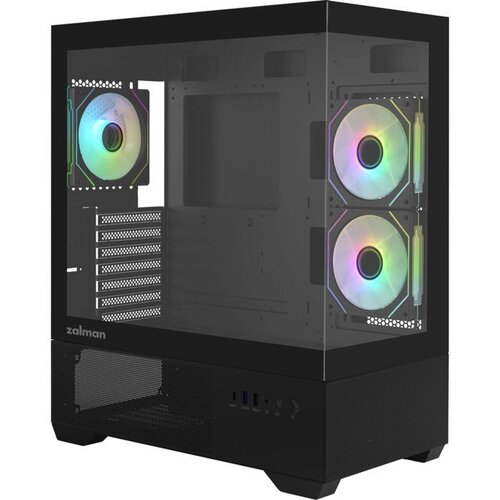 Boitier PC sans - ZALMAN CHRONIX V2 - ZM-CHROV2BK - Moyen tour - Format ATX - Black