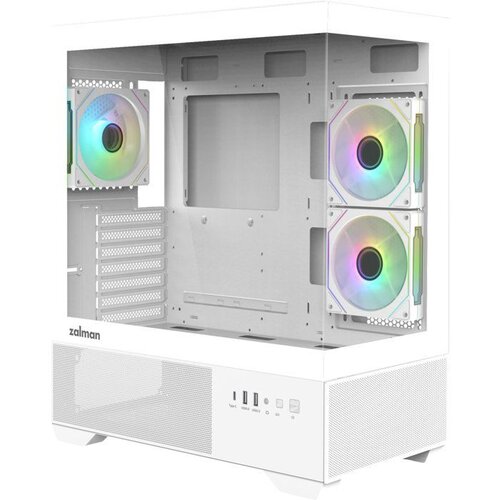 Boitier PC sans - ZALMAN CHRONIX V2 - ZM-CHROV2WH - Moyen tour - Format ATX - White