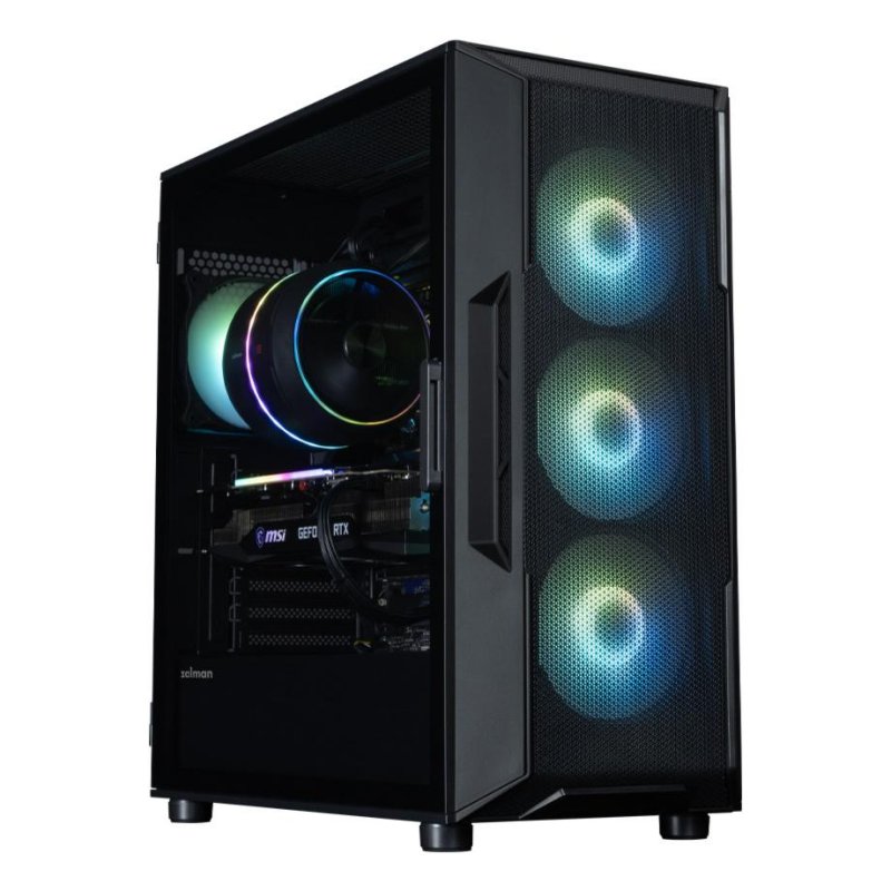 Zalman Tour ATX Zalman i3 Neo ARGB V2 Black Window latérale 4 ventilateurs ARGB