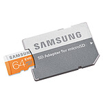Samsung Evo SDXC 64 Go 48Mo s adaptateur SD