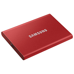 Samsung Portable SSD T7 2 To Red
