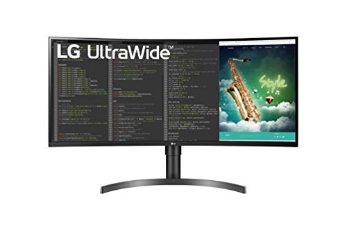LG UltraWide™ 35WN75CP-B Ecran PC Ultra Large 35 - Dalle VA résolution UWQHD (3440x1440), 5ms GtG 100Hz, HDR 10, sRGB 99 , AMD FreeSync, inclinable, réglable en Hauteur, USB-C (94W), Haut-parleurs