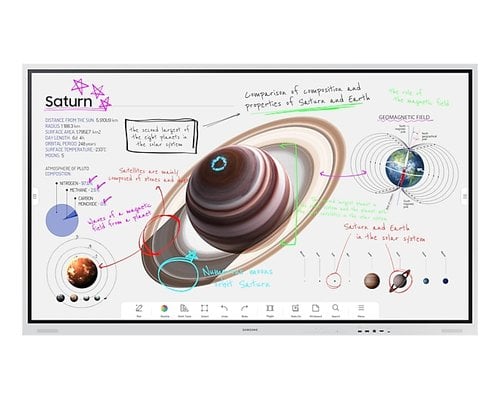 Samsung Écran tactile interactif LCD UltraHD 4K Samsung Flip Pro WM75B 75 pouces