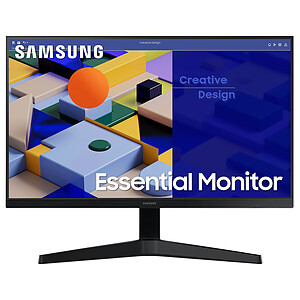 Samsung Moniteur Samsung Essential LS24C310EAUXEN 24 LED IPS FullHD 75Hz FreeSync
