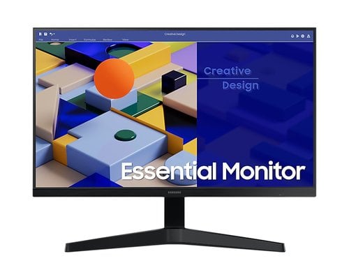 Samsung ECRAN 27 S27C314EAU Black 1920x1080 IPS 16 9 5ms 250cd mA� 75Hz 1000 1VGA HDMI Design epure et Bords Ultra Fins Reduction lumiere Bleue Pied inclinable
