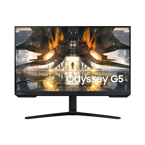 Samsung Ecran PC Odyssey G52A 32'' 165Hz, 1ms, Dalle IPS, Résolution WQHD 2560x1440, 1000 1, 400cd m2, Compatible G-SYNC, Pied ajustable, HDMI, DisplayPort