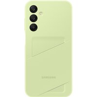 Coque avec porte-carte pour Galaxy A25 Green Clair