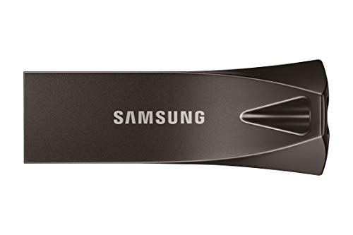 Samsung Clé USB 3.2 Gen1 Samsung Bar Plus 512 Go Titan Gray résistante jusqu'à 400 Mo s