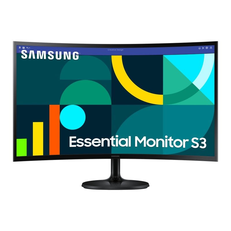 Samsung Moniteur Samsung 27″ 1080p 100Hz VA incurvé Eye Saver sans scintillement VESA HDMI