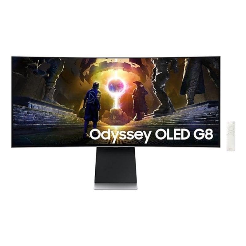 Samsung Écran PC Samsung Odyssey OLED G8 S34DG850SU 34 UltraWide QHD 175Hz OLED Courbé FreeSync HDR10